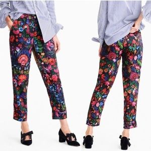 J. Crew Collection Floral Ratti Floral Print Pant Pajama-Inspired Size 12